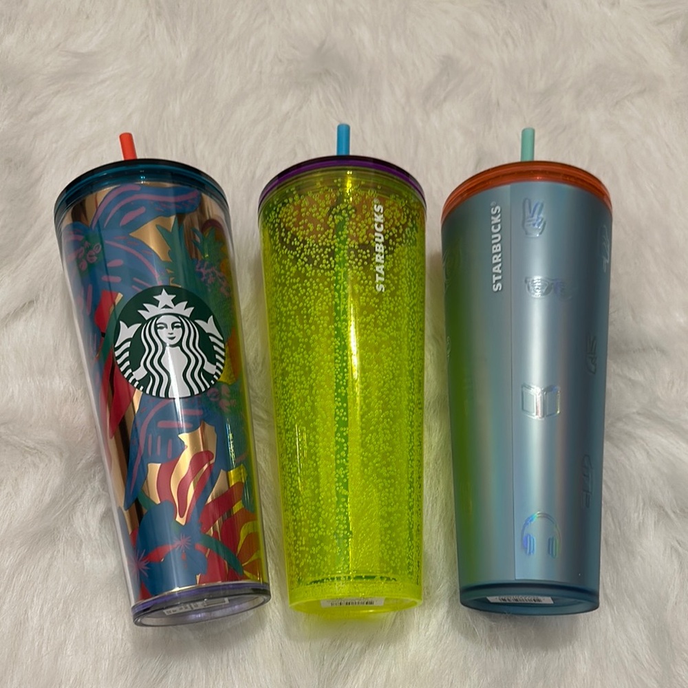 Starbucks Colorful Tumbler Set